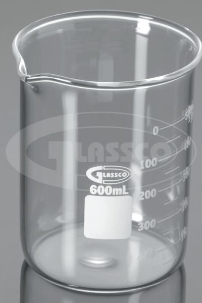 Beakers, Low Form, Heavy Wall, with Double Capacity Scale ASTM